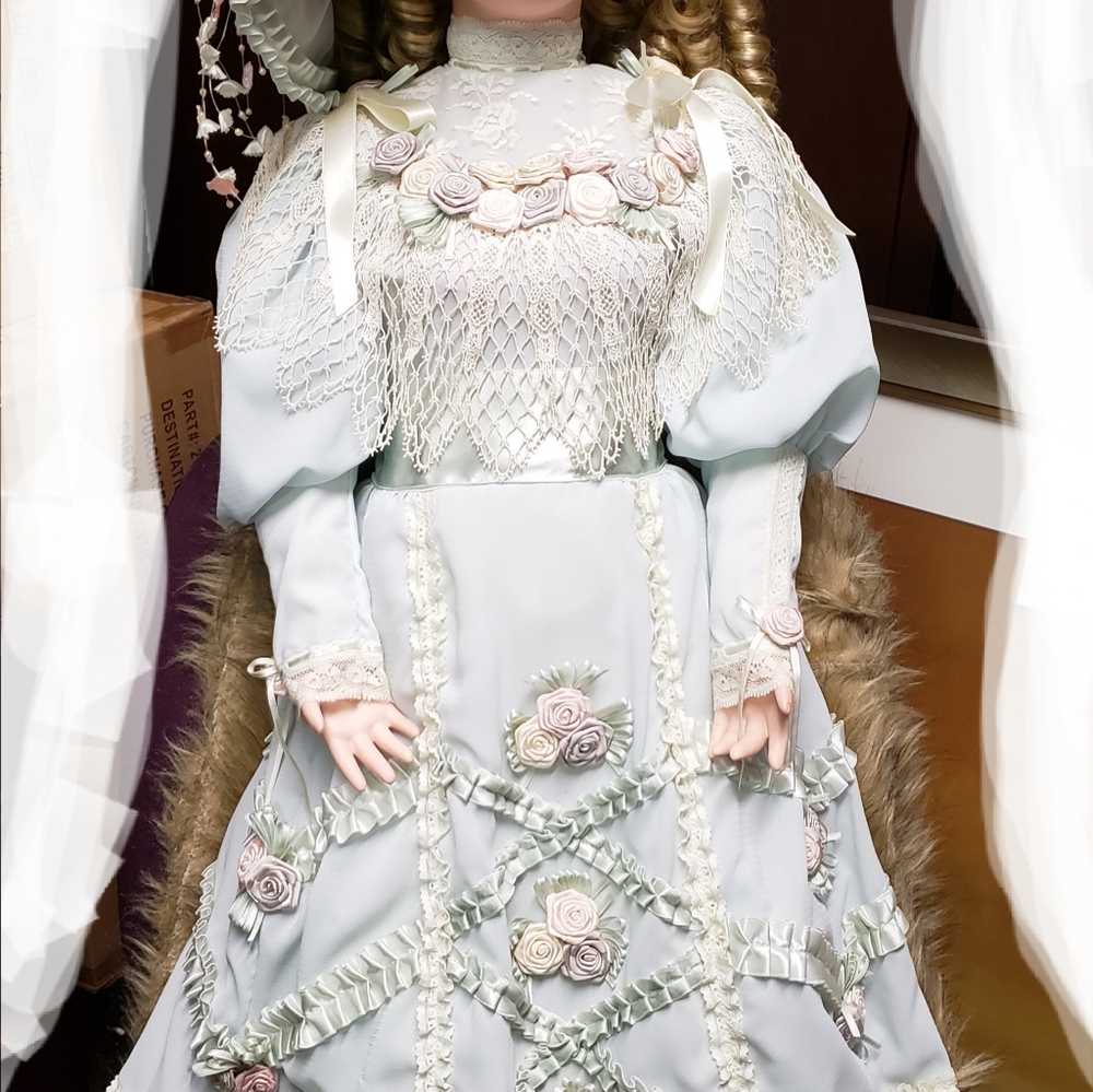 Vintage " Show Stoppers " Victorian Doll. Collection Series 387 / 2000. 34" tall